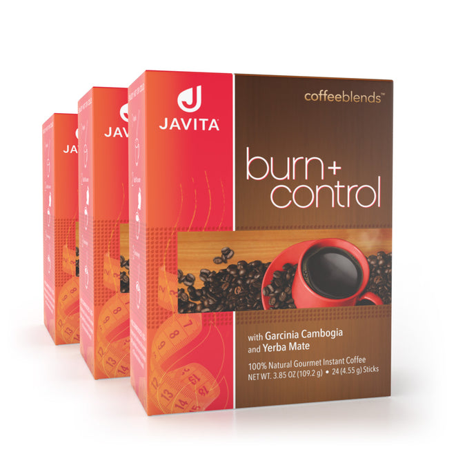 Burn + Control Coffee by Javita (3 boxes)