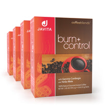 Load image into Gallery viewer, Burn + Control Coffee by Javita (4 boxes)
