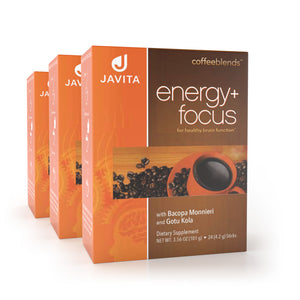 Energy + Focus Coffee by Javita (3 Boxes)