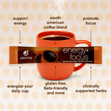 Load image into Gallery viewer, Energy + Focus Coffee by Javita (4 Boxes)
